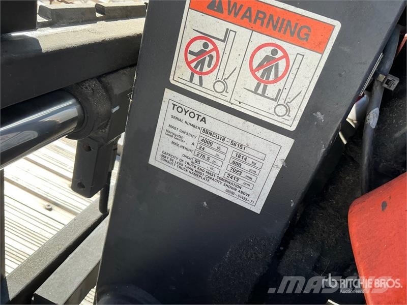 Toyota 8BNCU18 Electric forklifts