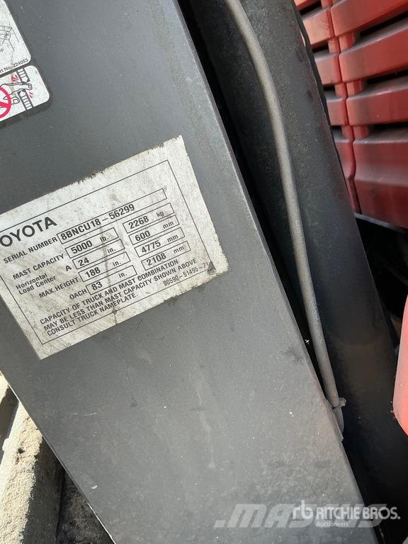 Toyota 8BNCU18 Electric forklifts