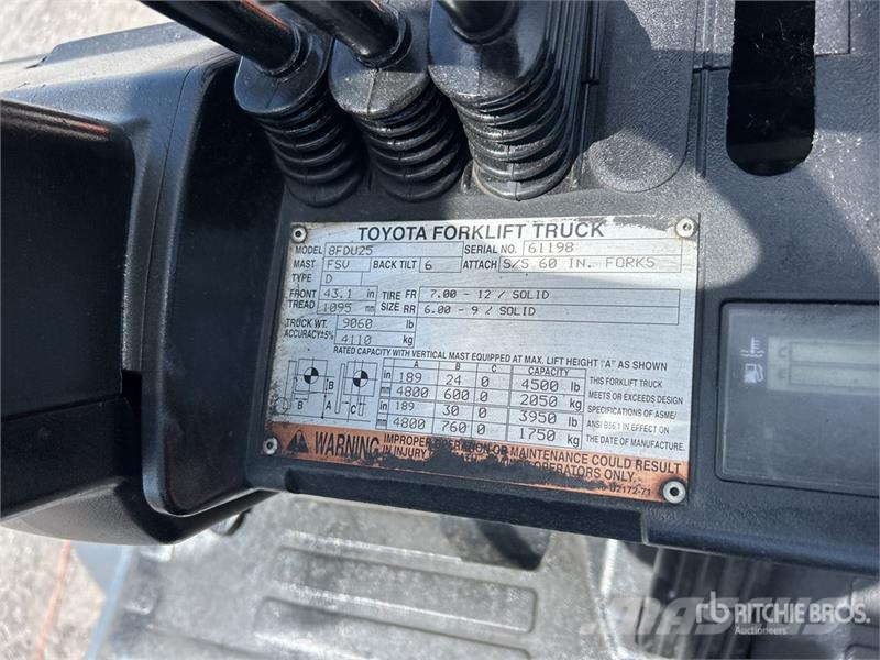 Toyota 8FDU25 Šakiniai krautuvai - Kita