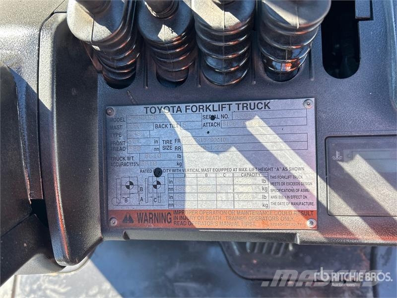 Toyota 8FGCU25 4500 lb Cushion Tire Forklift شاحنات ذات رافعات شوكية - أخرى