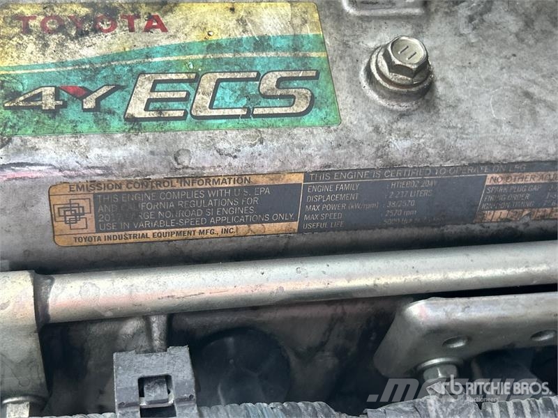 Toyota 8FGU25 4500 lb Pneumatic Tire Forklift Heftrucks overige