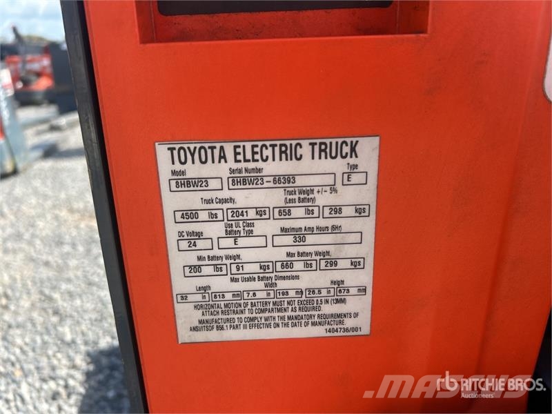 Toyota 8HBW23 Hand pallet truck