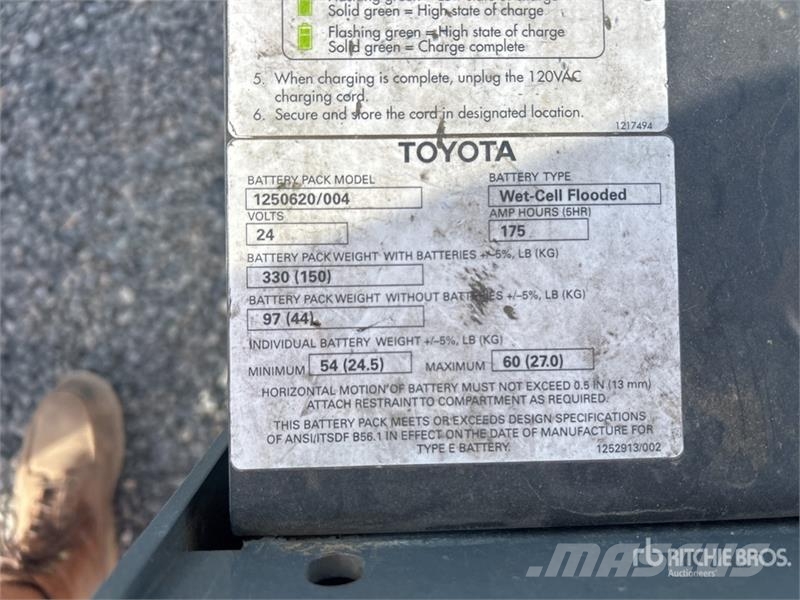 Toyota 8HBW23 Kézi raklapemelő
