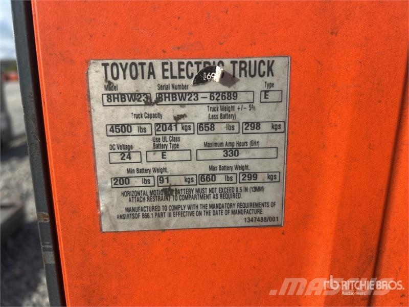 Toyota 8HBW23 Hand pallet truck