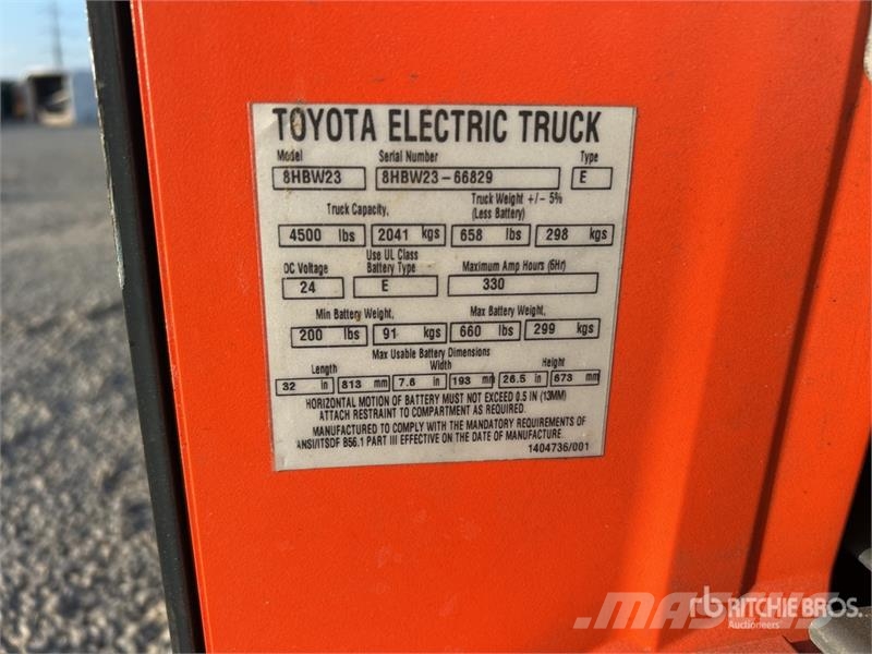 Toyota 8HBW23 Hand pallet truck