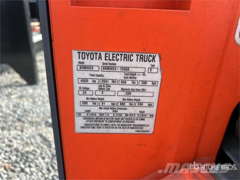 Toyota 8HBW23 Hand pallet truck