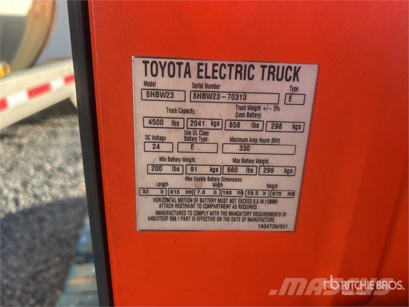 Toyota 8HBW23 Hand pallet truck