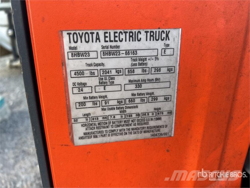 Toyota 8HBW23 Hand pallet truck