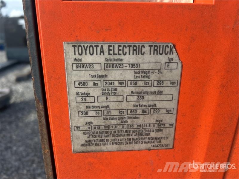 Toyota 8HBW23 Hand pallet truck