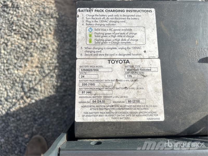 Toyota 8HBW23 شاحنة يدوية بمنصة نقالة