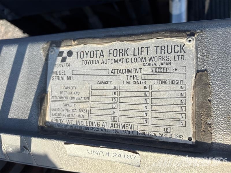 Toyota FGC35 6600 lb Forklift Gaffeltrucker - Annet