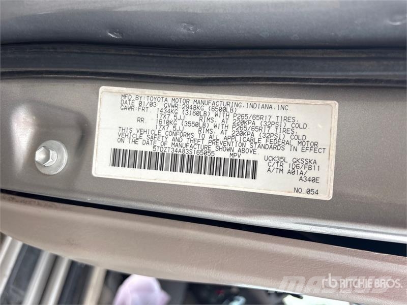 Toyota Sequoia SR5 2WD SUV Cars
