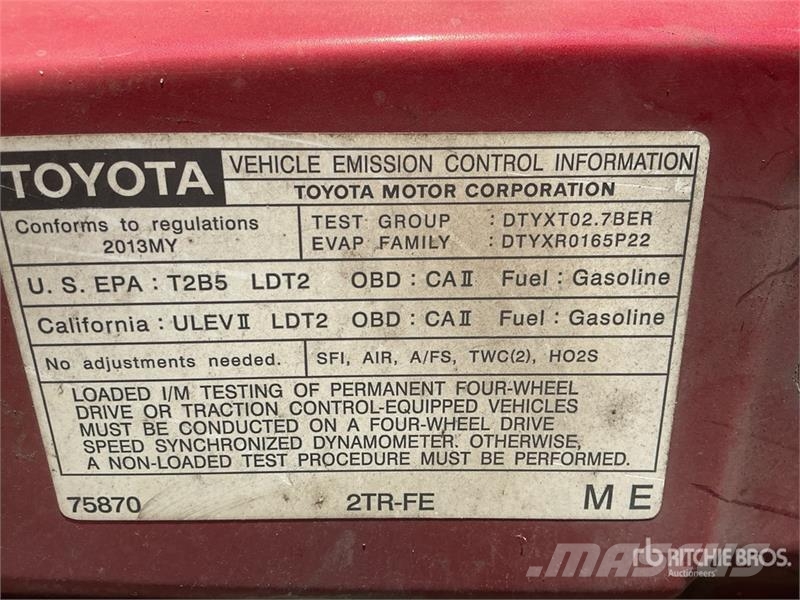 Toyota Tacoma Andre varebiler