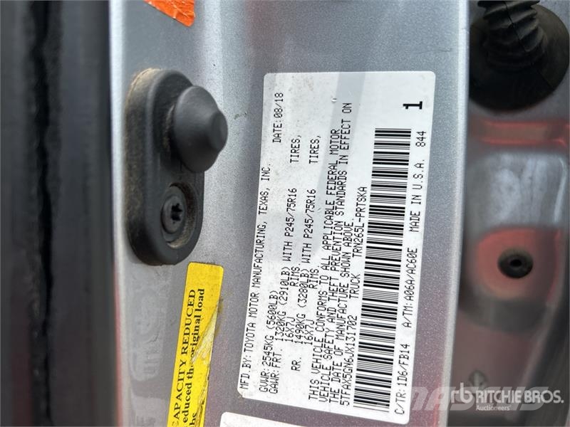 Toyota Tacoma Otras furgonetas
