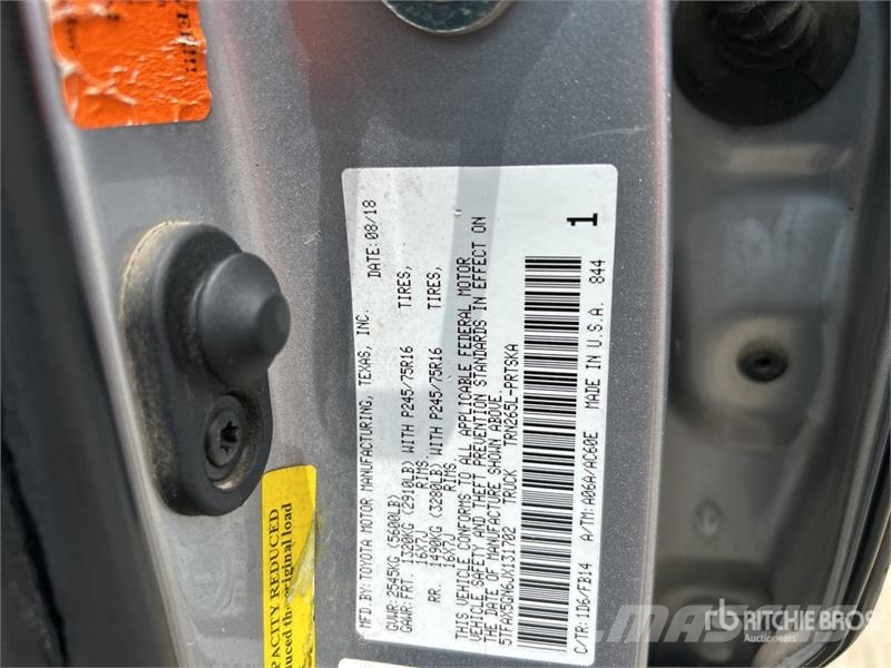 Toyota Tacoma Otras furgonetas