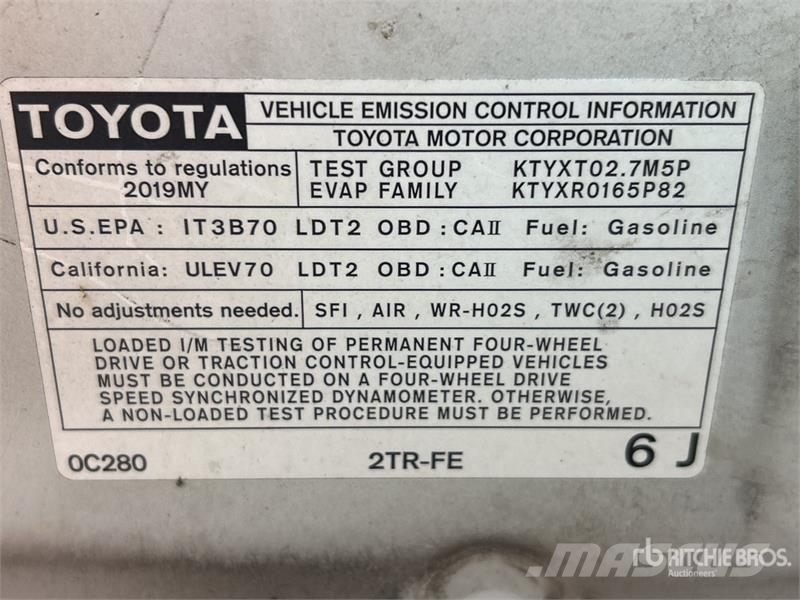 Toyota Tacoma Andere Transporter