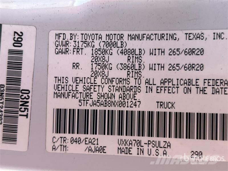 Toyota Tundra Anders