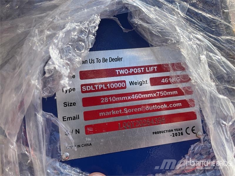 TPL-BLUE 2 Post 10000 lb Vehicle Lift (Unused) Maszyny budowlane - Inne