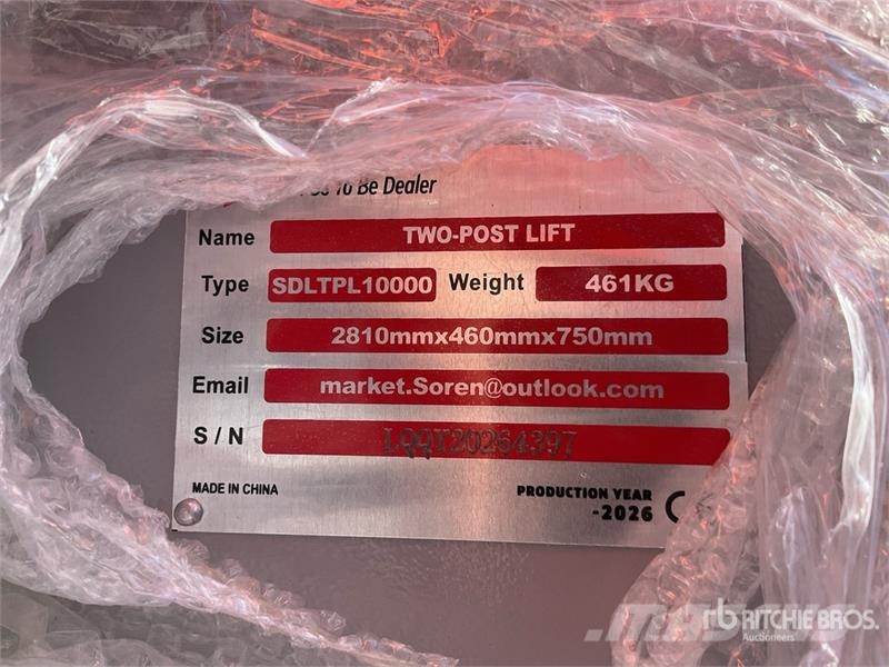  TPL-GRAY 2 Post 10000 lb Vehicle Lift (Unused) Construction - Others