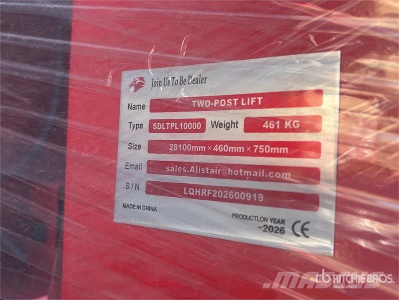 TPL-RED 2 Post 10000 lb Vehicle Lift (Unused) Ostalo za građevinarstvo