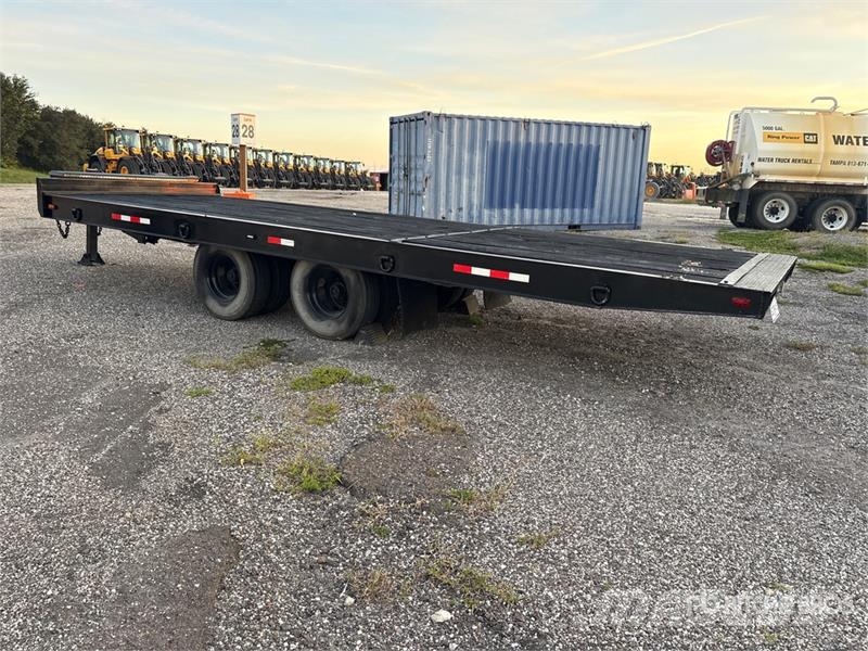 Trail-Eze D15T-24 24 ft T/A Tilt trailer Equipment Trailer Remolques para transporte de vehículos