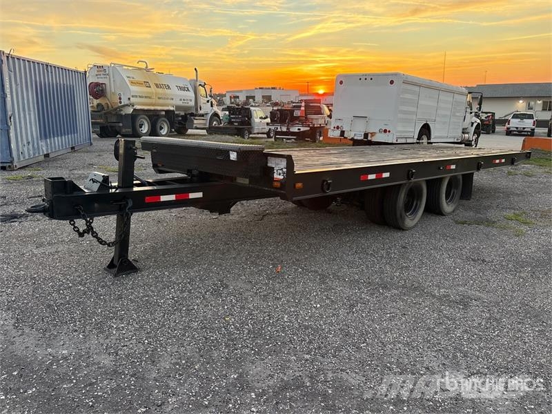 Trail-Eze D15T-24 24 ft T/A Tilt trailer Equipment Trailer Remolques para transporte de vehículos