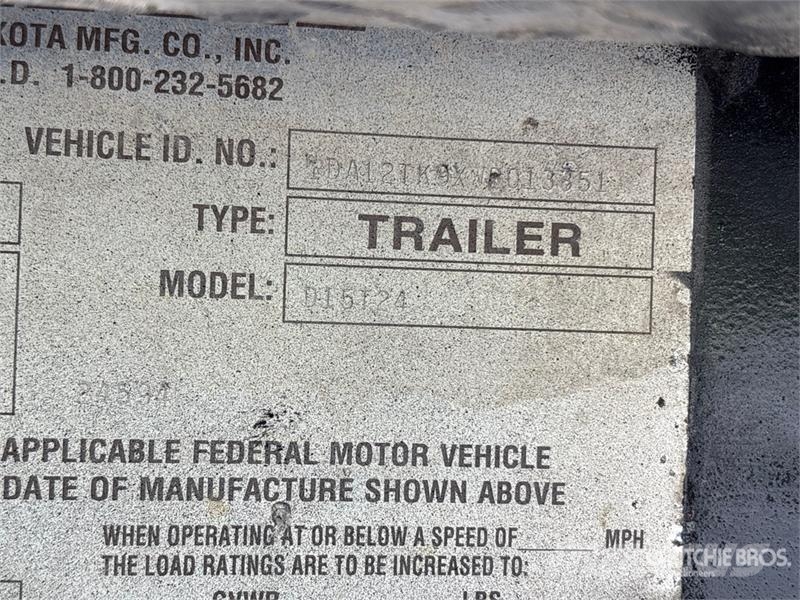 Trail-Eze D15T24 24 ft T/A Tilt trailer Equipment Trailer Biltransportsläp