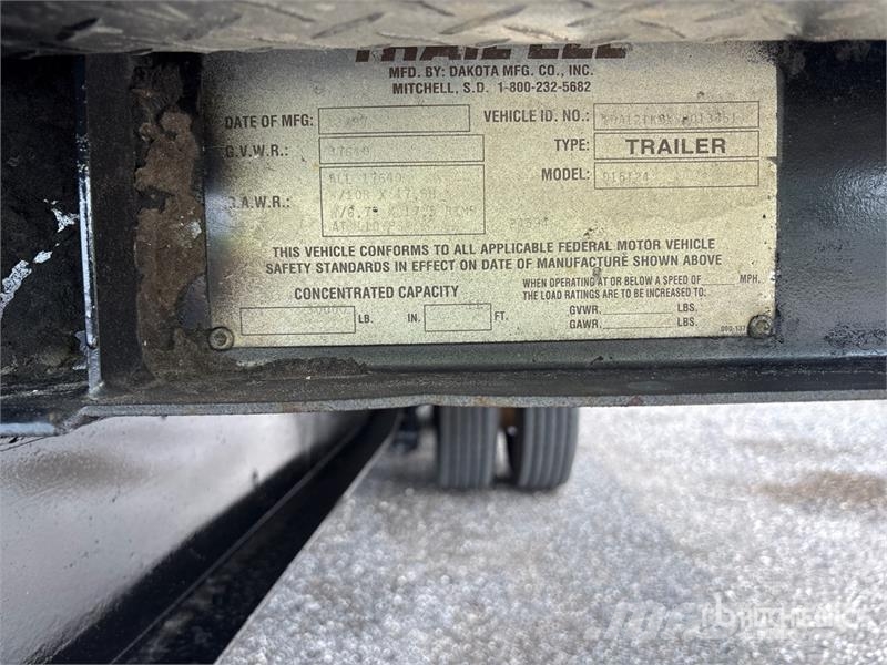 Trail-Eze D15T24 24 ft T/A Tilt trailer Equipment Trailer Biltransportsläp