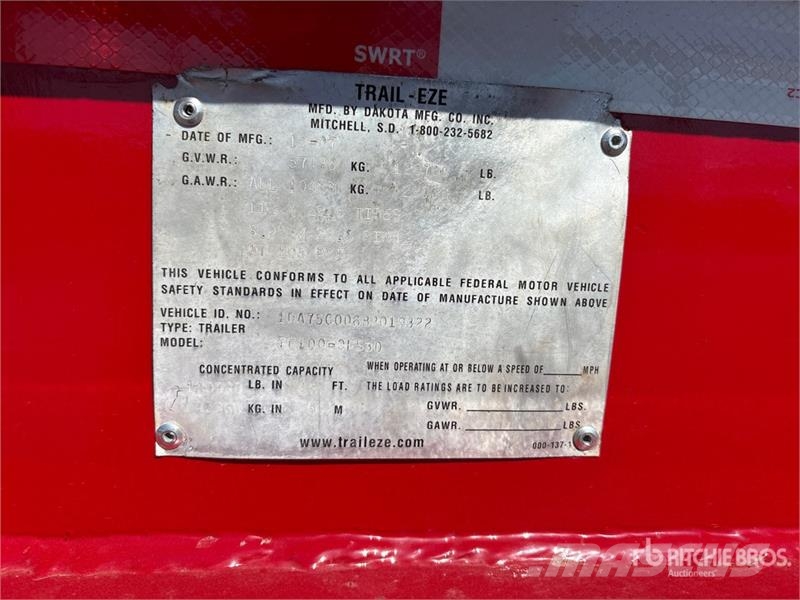 Trail-Eze TE100-OF53D 100000 lb 5/Axle Oilfield Trailer Oprema za obradu