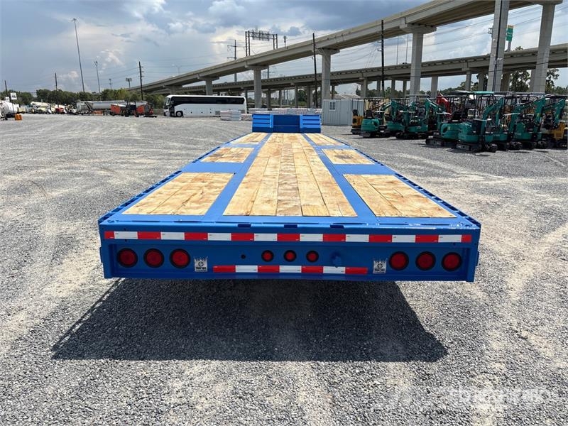 Trail King 53 ft T/A Spread Axle Step Deck Trailer Mélybölcsős