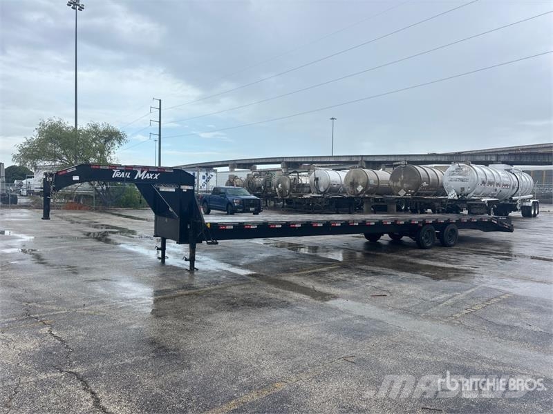 Trail Maxx 40 ft T/A Gooseneck Flatbed Trailer Remolques de cama baja