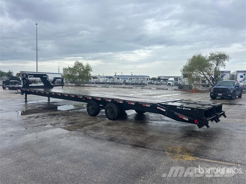 Trail Maxx 40 ft T/A Gooseneck Flatbed Trailer Remolques de cama baja