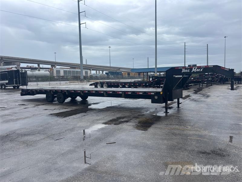 Trail Maxx 40 ft T/A Gooseneck Flatbed Trailer Remolques de cama baja