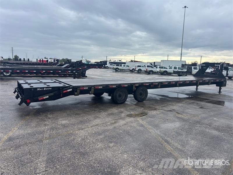 Trail Maxx 40 ft T/A Gooseneck Flatbed Trailer Remolques de cama baja