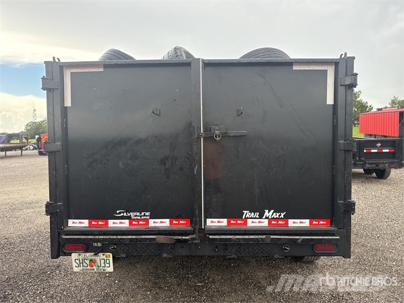 Trail Maxx DT27-144 14 ft 4 in T/A Dump Utility Trailer Rimorchi ribaltabili