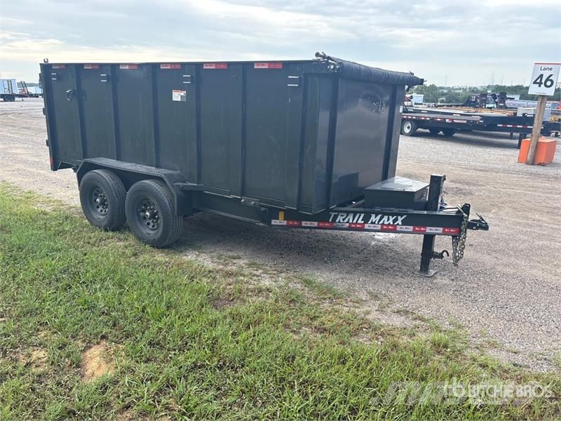 Trail Maxx DT27-144 14 ft 4 in T/A Dump Utility Trailer Rimorchi ribaltabili