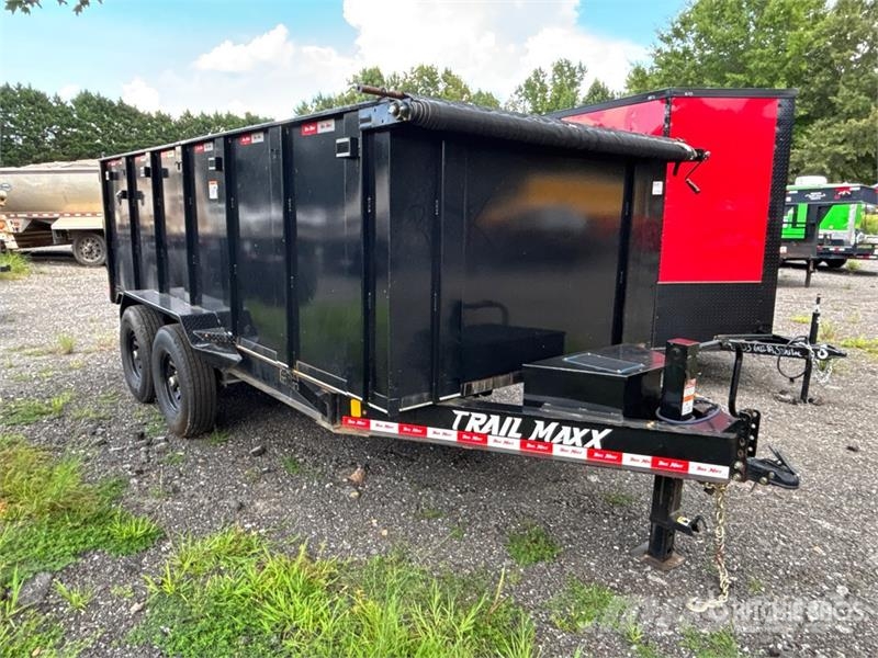 TrailMax Dt27 16 ft T/A Dump Utility Trailer Przyczepy wywrotki