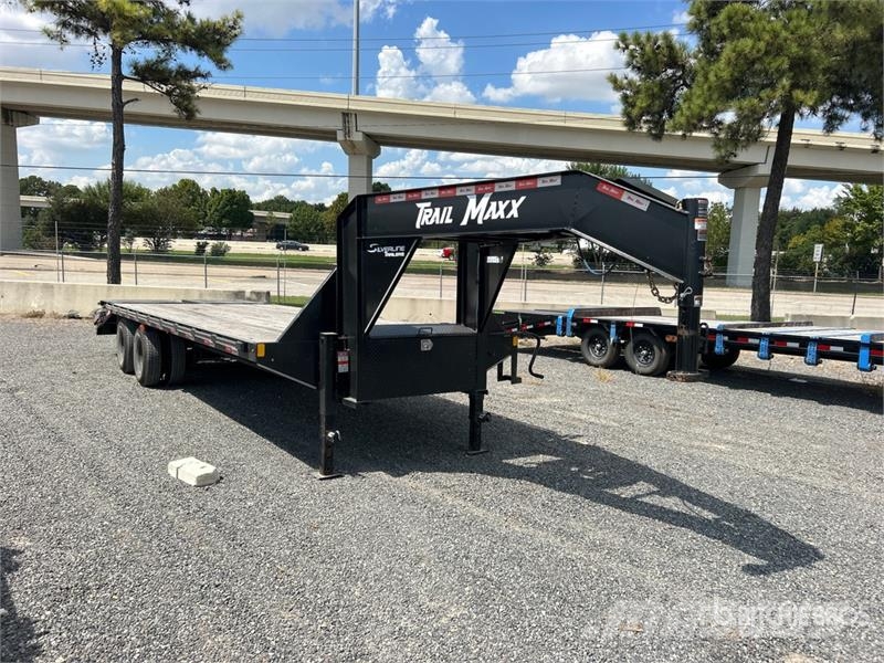 TrailMax MAC210-25 25 ft T/A Gooseneck Equipment Trailer Prikolice za prevoz vozil