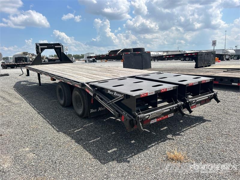 TrailMax MAC210-25 25 ft T/A Gooseneck Equipment Trailer Prikolice za prevoz vozil