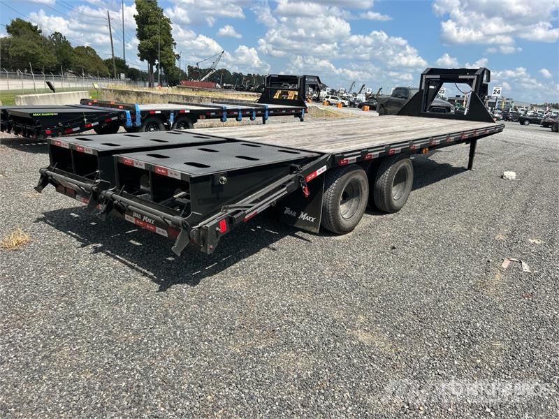 TrailMax MAC210-25 25 ft T/A Gooseneck Equipment Trailer Prikolice za prevoz vozil