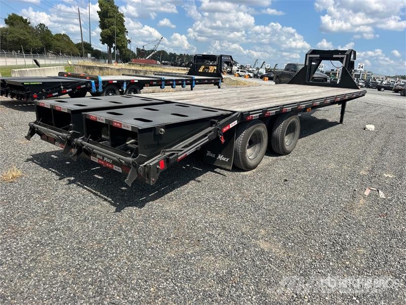 TrailMax MAC210-25 25 ft T/A Gooseneck Equipment Trailer Prikolice za prevoz vozil