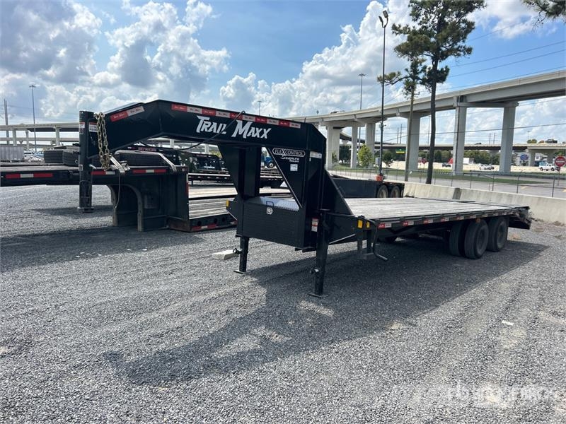 TrailMax MAC210-25 25 ft T/A Gooseneck Equipment Trailer Prikolice za prevoz vozil