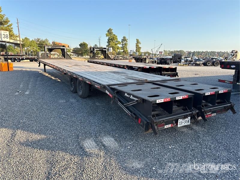 TrailMax Max27-40 40 ft T/A Gooseneck Equipment Trailer Прицепы-Автовозы