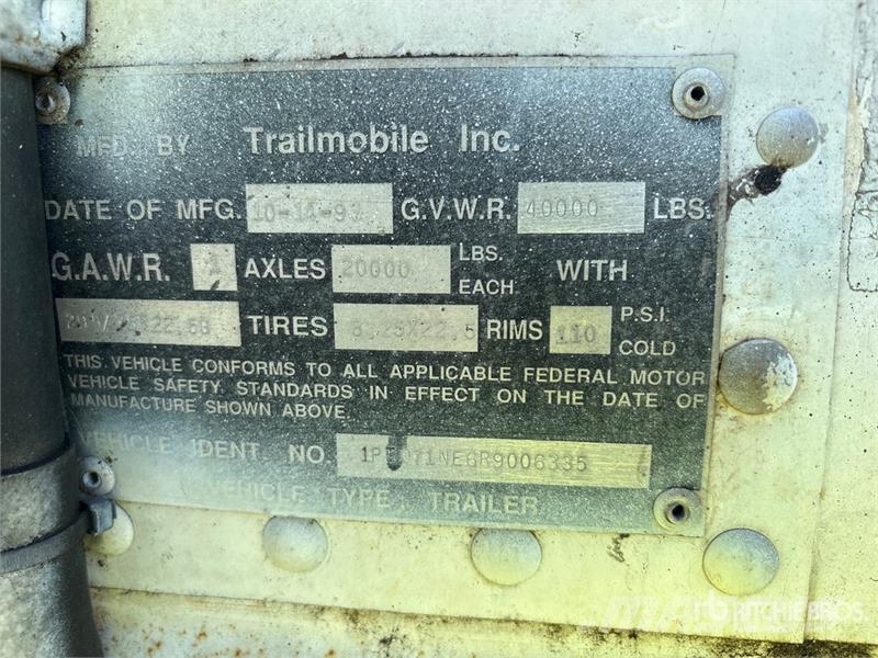 Trailmobile 28 ft x 102 in S/A Refrigerated Trailer Semi remorque frigorifique
