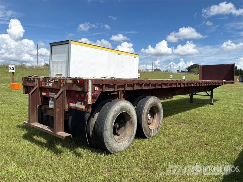 Transcraft 44 ft T/A Flatbed Trailer Plato/keson prikolice