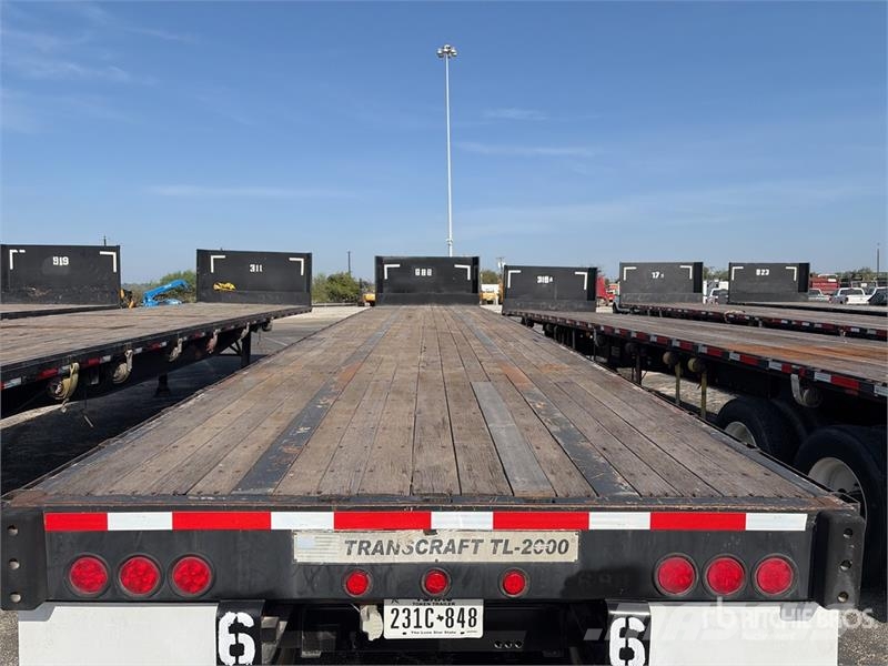 Transcraft 48 ft T/A Flatbed Trailer مقطوروات مسطحة/مفصلية الجوانب
