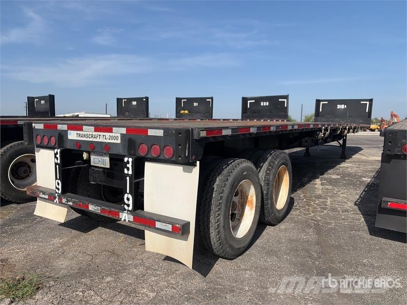 Transcraft 48 ft T/A Flatbed Trailer مقطوروات مسطحة/مفصلية الجوانب