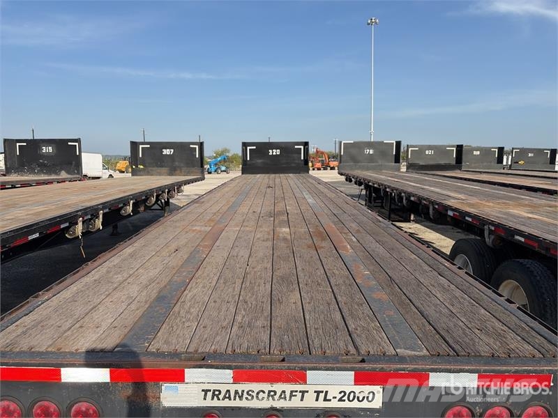 Transcraft 48 ft T/A Flatbed Trailer مقطوروات مسطحة/مفصلية الجوانب