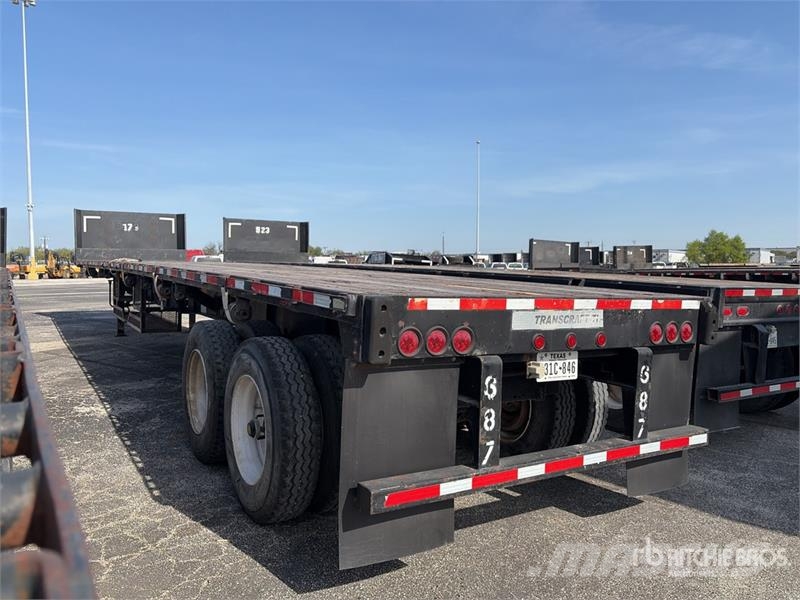 Transcraft 48 ft T/A Flatbed Trailer مقطوروات مسطحة/مفصلية الجوانب