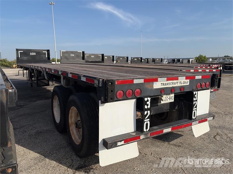 Transcraft 48 ft T/A Flatbed Trailer مقطوروات مسطحة/مفصلية الجوانب